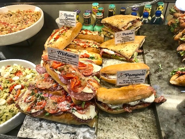 A display of Prepared Food at Reading Terminal Market