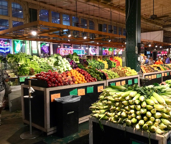 One of the Produce Shops at Reading Terminal Market